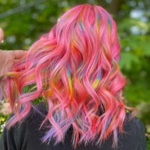 Die 19 schönsten Pastellrosa-Haarfarben-Ideen im Moment