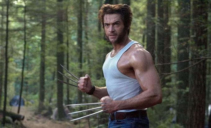 Originálny účes Wolverine s bradou z baranieho kotleta
