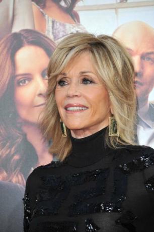 Jane Fonda réteges frizura