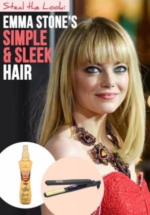 Steel Emma Stone Hair: Krijg Emma's eenvoudige en strakke kapsel