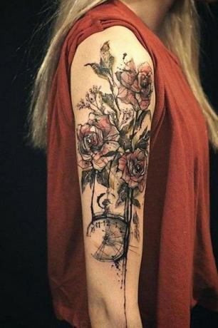 Tatuering på armen