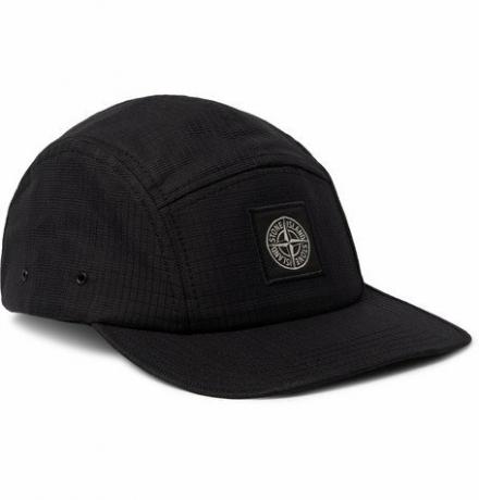 قبعة بيسبول Ripstop من مزيج القطن مزين بشعار الماركة