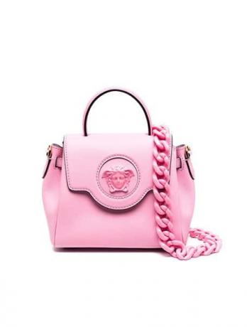 गुलाबी मिनी बैग