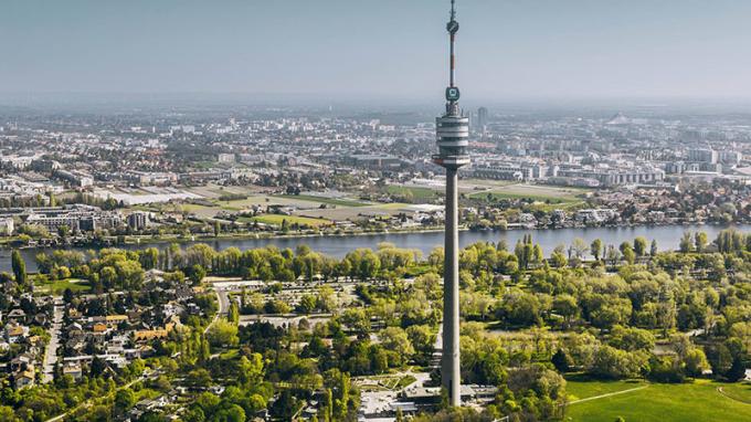 Donauturm Miesta na návštevu vo Viedni