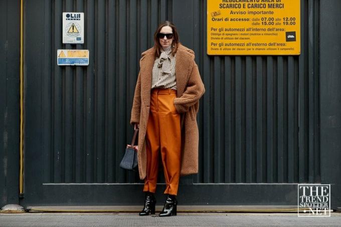 Milan Moda Haftası Aw 2018 Sokak Stili Kadın 47
