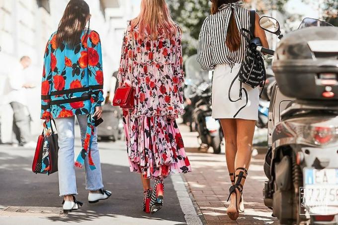 Street Style Milan Fashion Week jar leto 2018