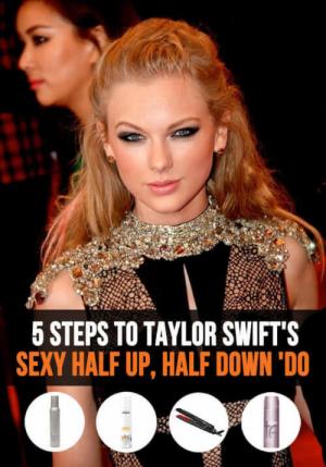 The Half Up, Half Down 'Tutorial Rambut Taylor Swift