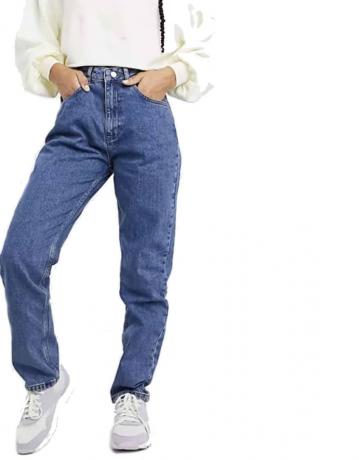 Reclaimed Vintage – Mom-Jeans von 91 in dunkler Stone-Waschung