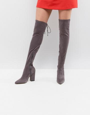 Lipsy Stretch Over Knee Boot