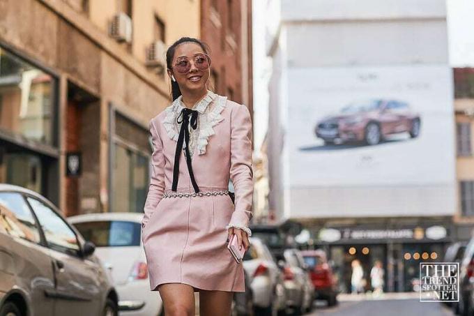 Street Style Mailand Fashion Week Frühjahr Sommer 2018