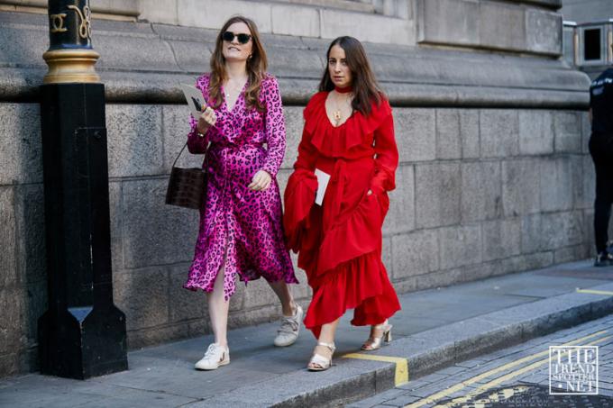 London Fashion Week Tavaszi nyár 2019 utcai stílus (79 /37)