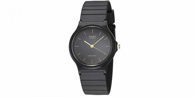 Pánske hodinky z čiernej živice Casio Mq24 1e