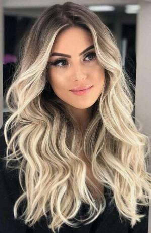 Blond Ombre vlasy