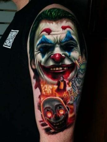 Tetovanie zabijaka Jokera