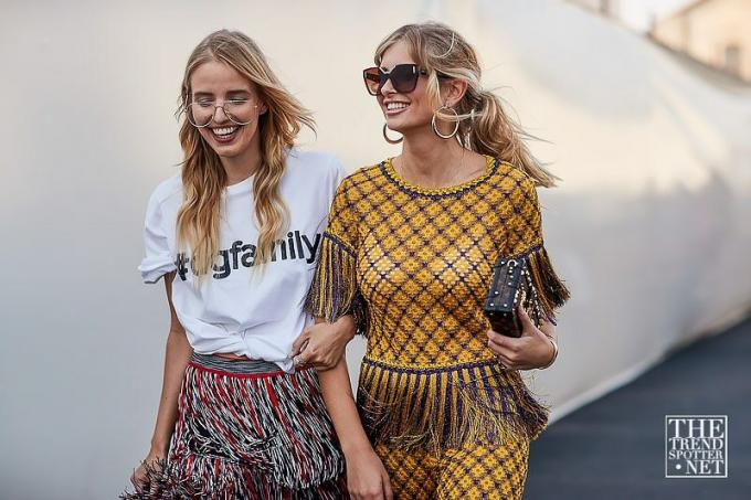 Street Style Milan Fashion Week vårsommaren 2018