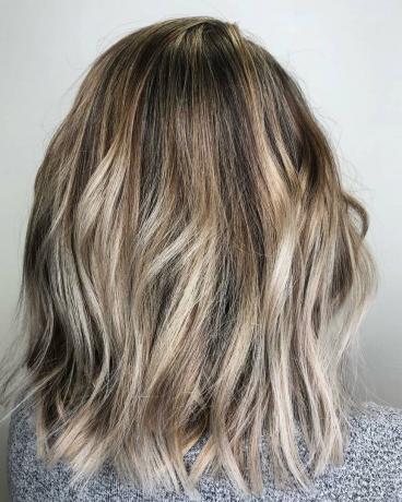 Temno rjave do blond ombre