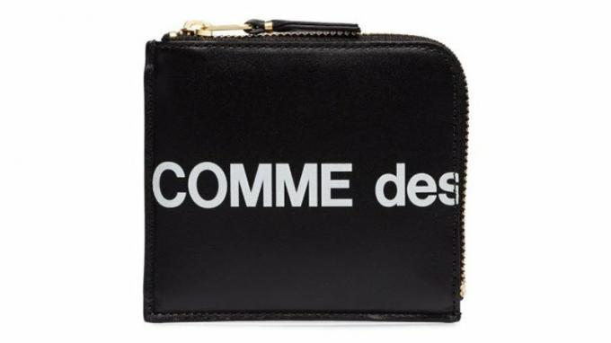 Πορτοφόλι με φερμουάρ λογότυπο Comme Des Garcons