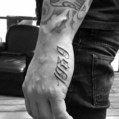 Tetovanie na strane mužov