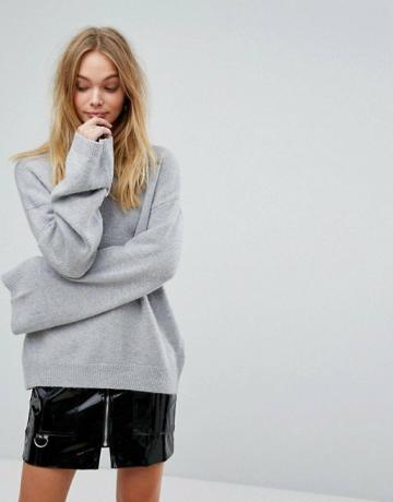 Pleteni džemper Fashion Union s vezanim leđima i širokim rukavima