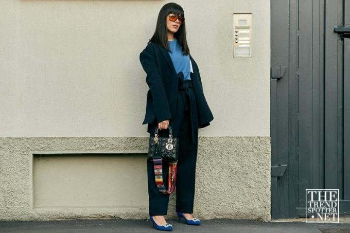 Semana da Moda de Milão Aw 2018 Street Style Mulheres 133