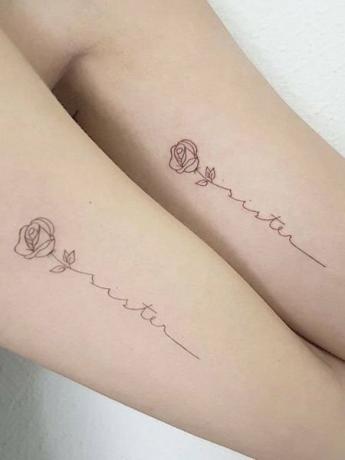 Értelmes nővér tetoválások