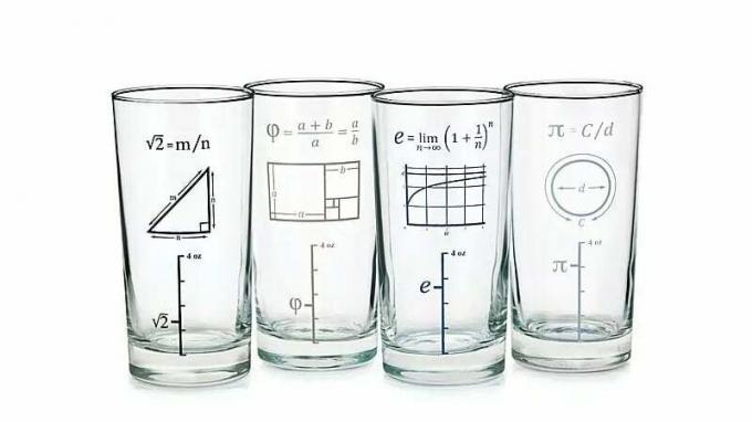 Set di 4 occhiali matematici