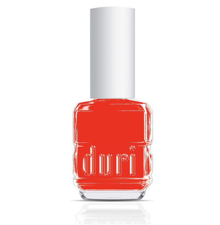 Vernis à ongles Duri, 645n Windy City Roar, rouge néon, mat, opaque, 0,5