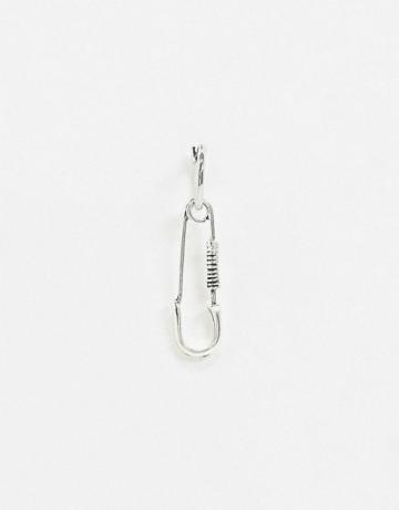 Σχέδιο Designb Statement Safety Pin Earring In Silver