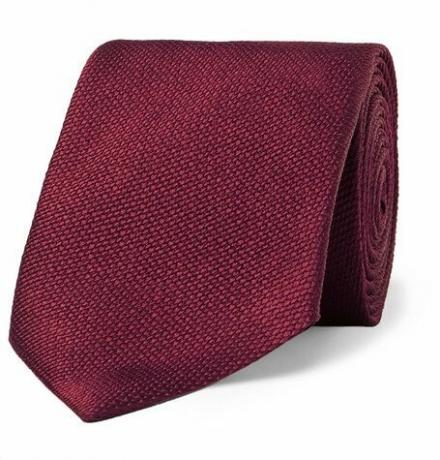 Červená kravata Dunhill