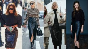 10 modi eleganti per indossare una gonna a tubino