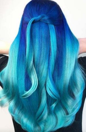 Blue Flame Ombre