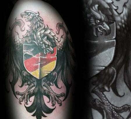 Tatuaż niemieckiego orła 2
