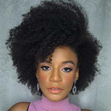 Κοντό Afro Hairstyle Comb-Over