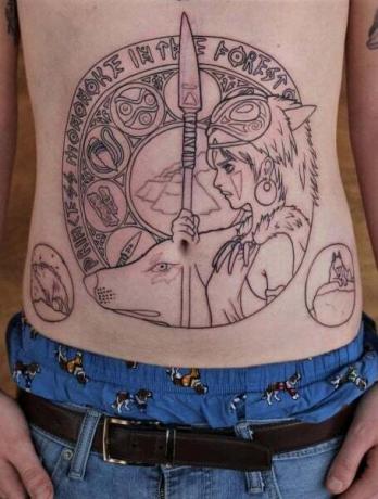 Anime Tetovanie žalúdka