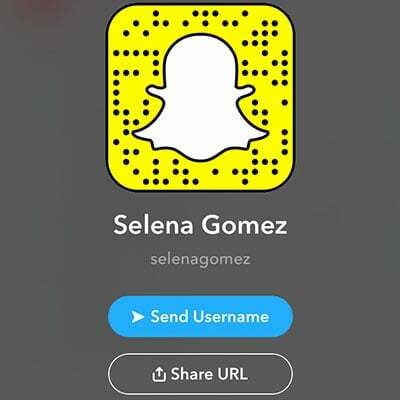 Selena Gomez Snap