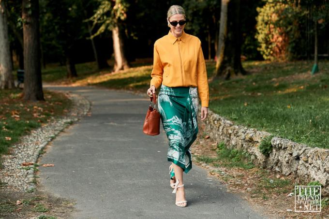 Milánsky týždeň módy, jar, leto 2019, pouličný štýl (62 zo 137)