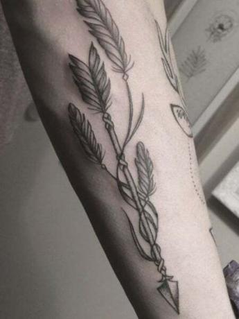 Tatuaggio Tribale Freccia 