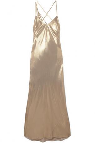 Michelle Mason Lamé suknelė