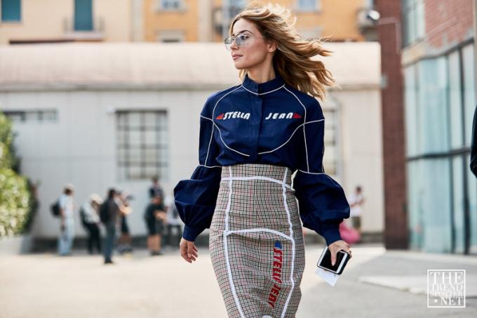 Milánsky týždeň módy, jar, leto 2019, pouličný štýl (97 zo 137)