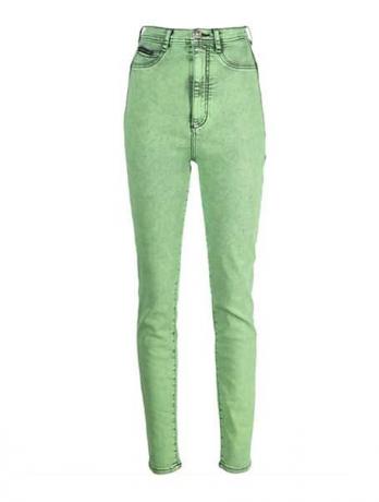 Limetkovo zelená džínsovina