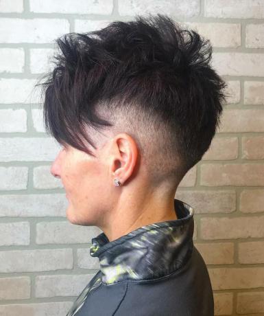 Spiky Pixie with Fade