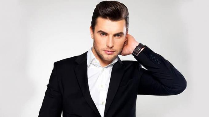 Slick Back Hairstyle άνδρες