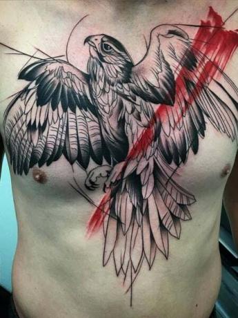 Trash Polka Eagle Tetovējums1