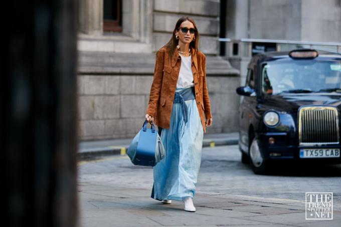 Londra Moda Haftası İlkbahar Yaz 2019 Sokak Stili (68 Of 37)