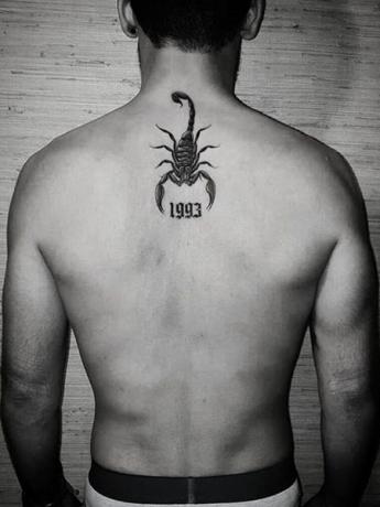 Malé tetovanie Škorpióna