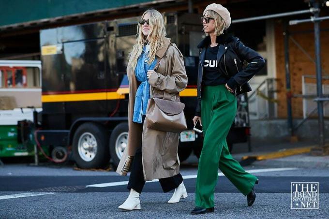 ნიუ იორკის მოდის კვირეული AW 2018 Street Style