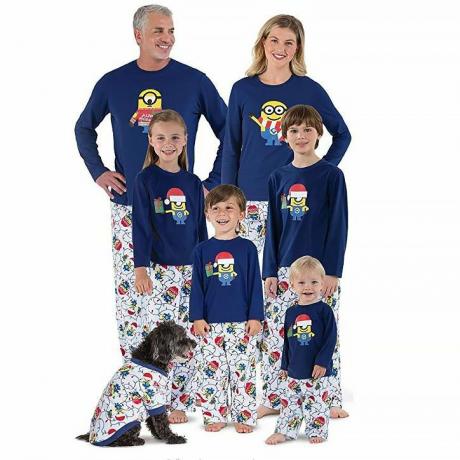 Pijama da família dos servos de pijama