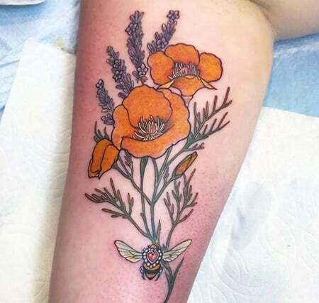 Tetovanie včelieho narcisu 2