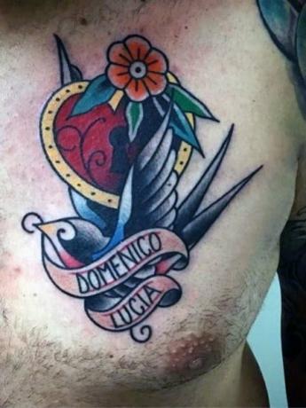 Lastovička tetovanie 