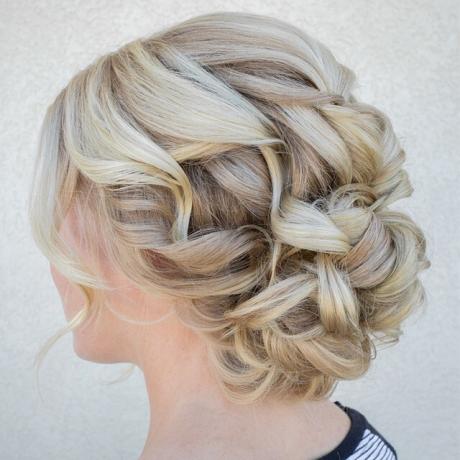 Curled Prom Updo